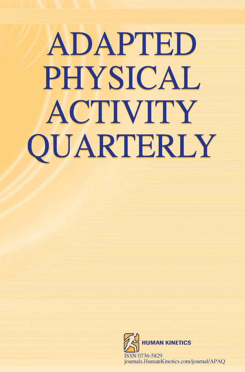 Adapted Physical Activity Quarterly Volume 41 (2024): Issue 2 (Apr 2024)
ifapa.net/adapted-physic…