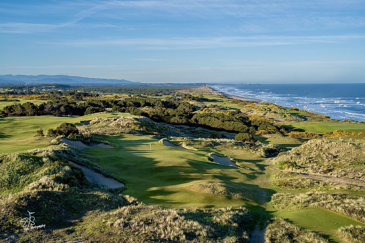 From the first time I saw Pacific Dunes shortly after its opening in 2001 it has been one of my favorites. It's always a treat to be back at Bandon and the first time seeing the gorse in full bloom. @BandonDunesGolf #bandondunes #golfcoursephotos @tomdoak