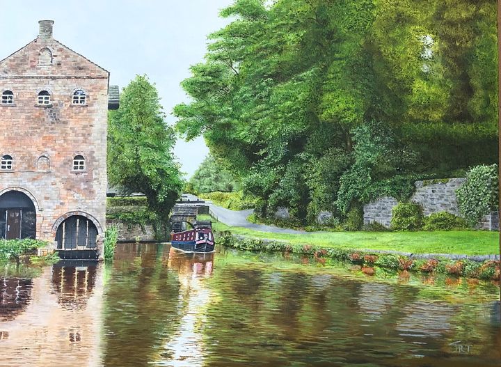 JohnTrowsdale's tweet photo. Art of the Day: "Samuel’s Mill". Buy at: https://t.co/eT9pQTZK2n https://t.co/5fFbzRcCWz