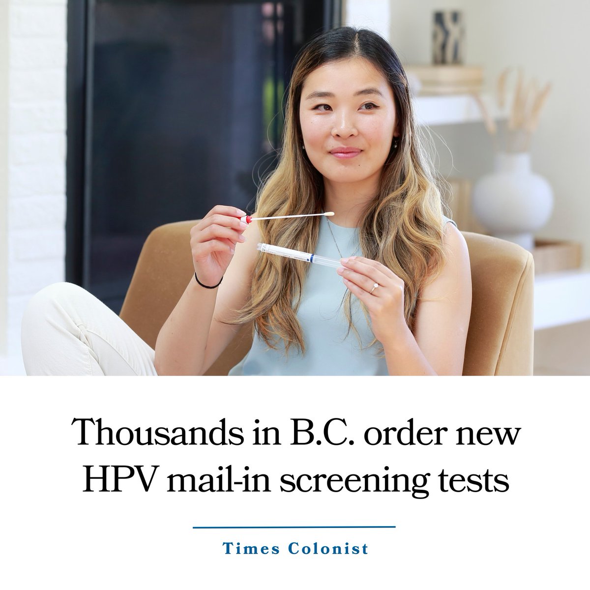 People now have better convenience when it’s time to screen for cervical cancer. People can order a self-screening kit online and do the test at home or at a clinic. Self-screening kits are more accurate and make it possible to catch cancer sooner. ScreeningBC.ca/Cervix