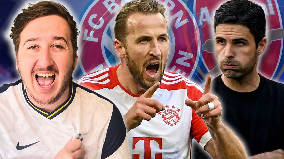 🚨BONUS VIDEO!🚨 Arsenal KNOCKED OUT of Champions League by Harry Kane & Bayern Munich! 🤣 🤣 🤣 (Spurs fan reaction) WATCH HERE: youtu.be/d531yobCfBA?si… #COYS #THFC #AFC #FCB #BAYARS