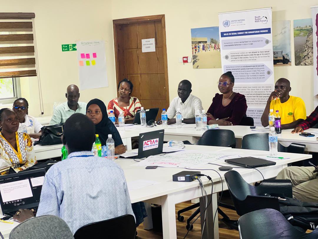 Day 2 of the protection training by RRF at @IOMSouthSudan office.

The discussion revolved around disability inclusion & PSEA.  

We endeavor to continue with disability inclusion in all our programming as well as sensitization on  PSEA among staff & beneficiaries