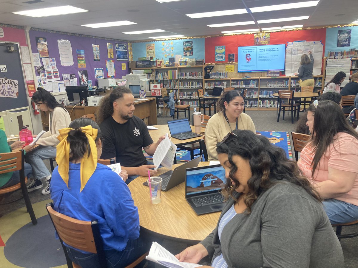 Our Mustang Staff are hard at work expanding their knowledge in best practices to meet the needs of our English Language Learner students. <a href="/Team_BCSD/">Bakersfield City School District</a> <a href="/KCSOSProfessio1/">KCSOS Professional Development</a> #ELDroadmap #lifelonglearners #doitformckinleyelementary