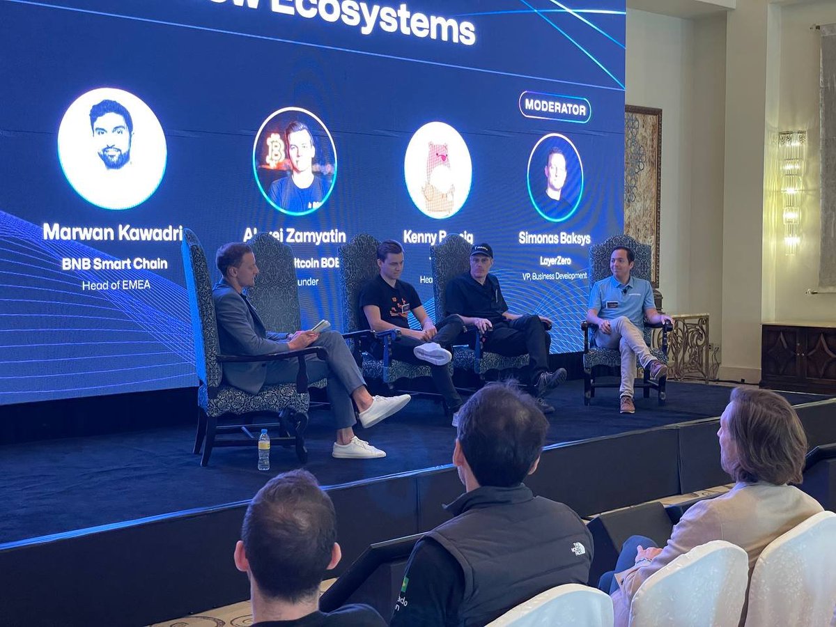 USDV_Money's tweet photo. Lots of incredible discussion during the Multi-Chain for New Ecosystems panel at #StableFusion!

One topic that panelists discussed was the rising popularity of Bitcoin L2's, shedding light on how an increasing number of people are building on #Bitcoin. https://t.co/Yc4dwmGDI8
