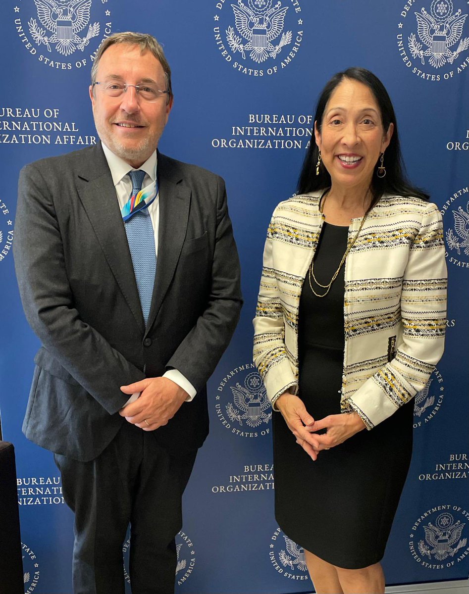 Met with Administrator <a href="/ASteiner/">Achim Steiner</a> today to bolster U.S.-<a href="/UNDP/">UN Development</a> ties and drive SDG advancement, ensuring no one is left behind. #SDGs #EndPoverty