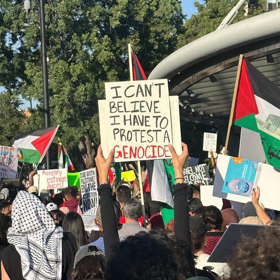 'Free Palestine!': Google employee fired for disrupting speech.