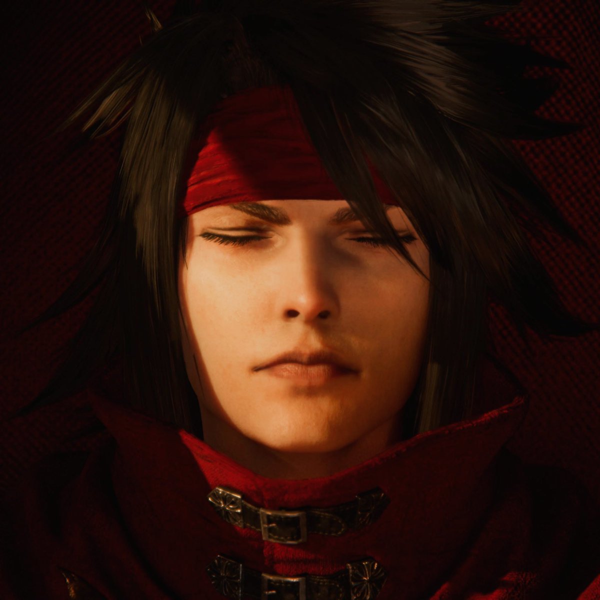 hohongstiny's tweet photo. i just love it when we can see his full beautiful face #FF7R #vincentvalentine https://t.co/uG75J2Udll