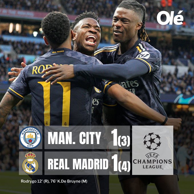 Manchester City 1 (3) Real Madrid 1 (4)  - Champions League 2024 - Vuelta - Cuartos de final - Video GLZe37lbYAAGlPs?format=jpg&name=small