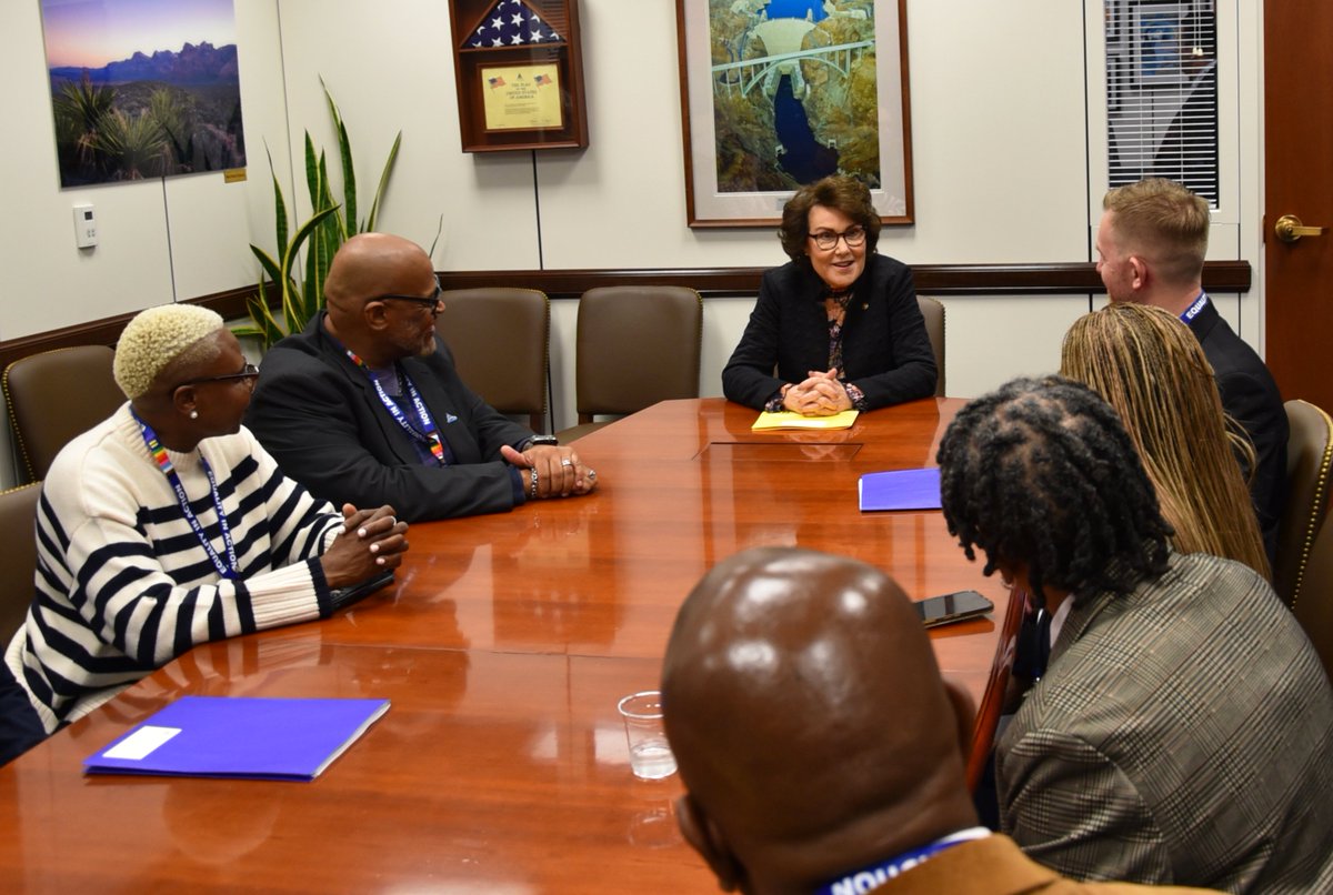SenJackyRosen's tweet photo. It's past time to pass the Equality Act &amp; end discrimination against the LGBTQ+ community once and for all.

During my meeting with @HRC_NV, I reaffirmed my commitment to getting this critical legislation passed &amp; supporting LGBTQ+ Nevadans. https://t.co/9dsCP4Te7x