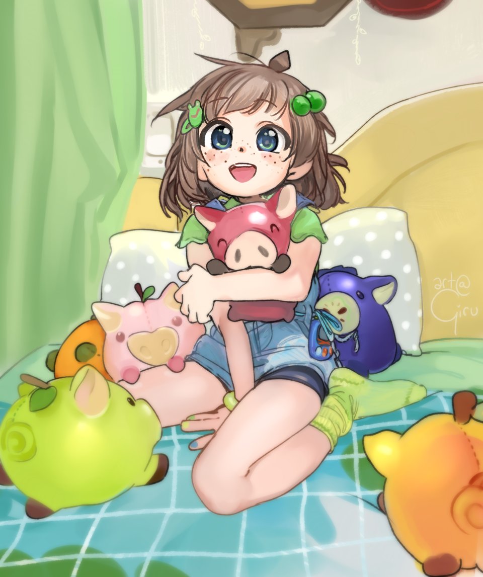 Fruits pigs as plushies? This could be a dream... #lilyartkins