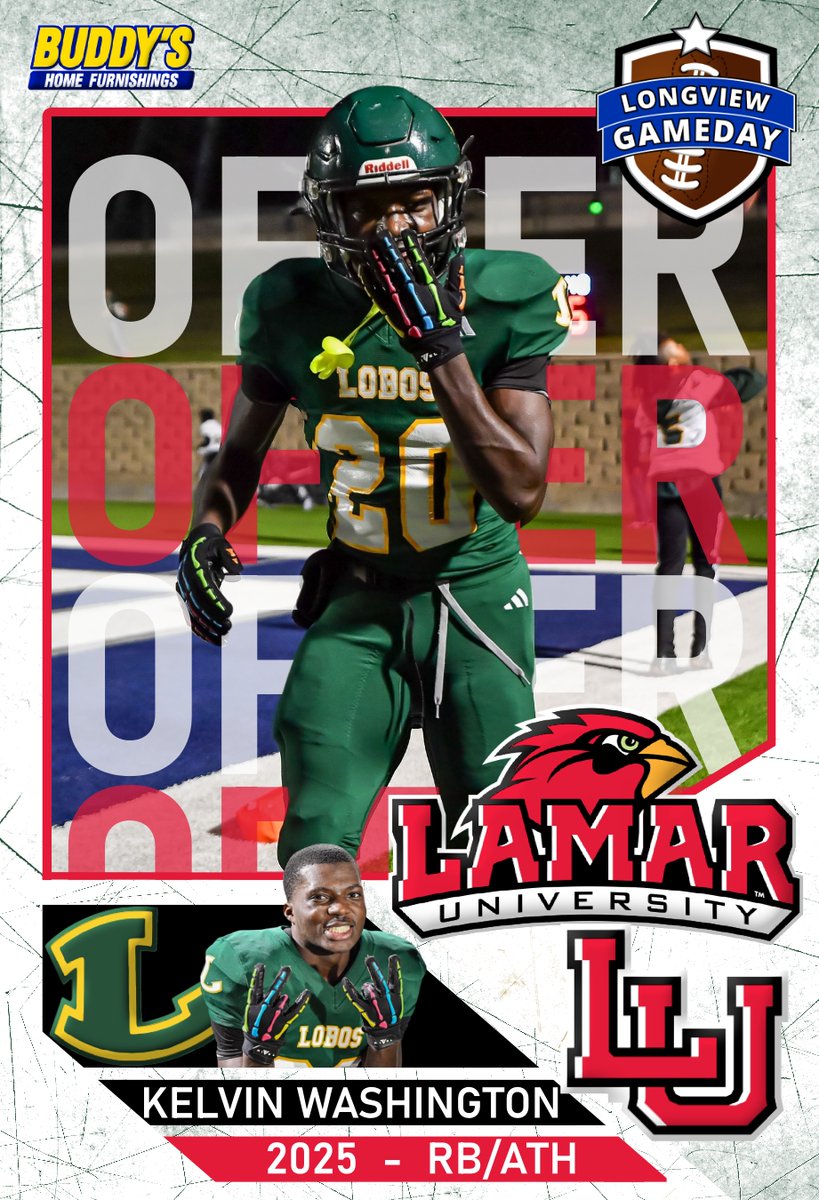 Another offer for Boosie! @LamarFootball @CoachGipson11 @Slickshow_20