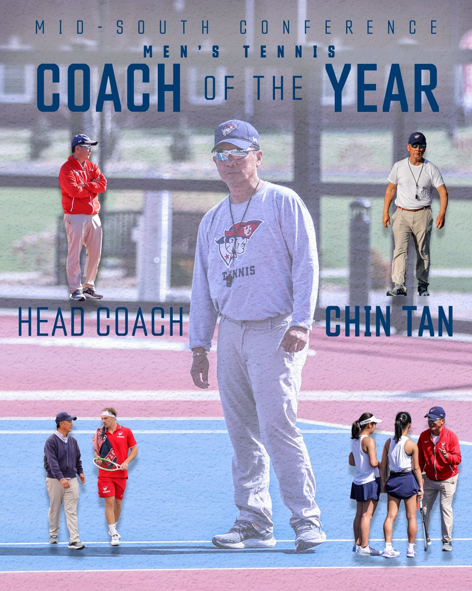 Coach Tan is named MSC Men's Tennis Coach of the Year! 📰: shorturl.at/uxIM3 // #OneBigTeam