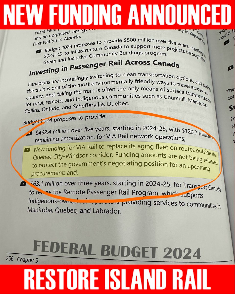 NEW RAIL FUNDING ANNOUCED IN THE FEDERAL BUDGET Transport Action Canada ran a petition to the House of Commons in advance of the Federal Budget and were clearly successful in that endeavor because VIA is getting a new modern train fleet! They raised 9,124 signatures in 120 days…