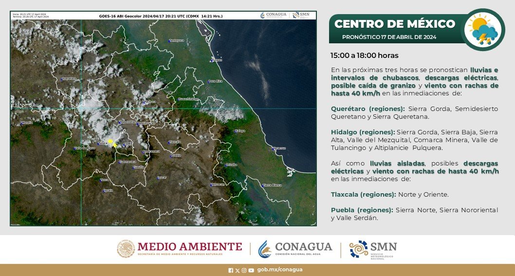 CONAGUA Clima tweet media