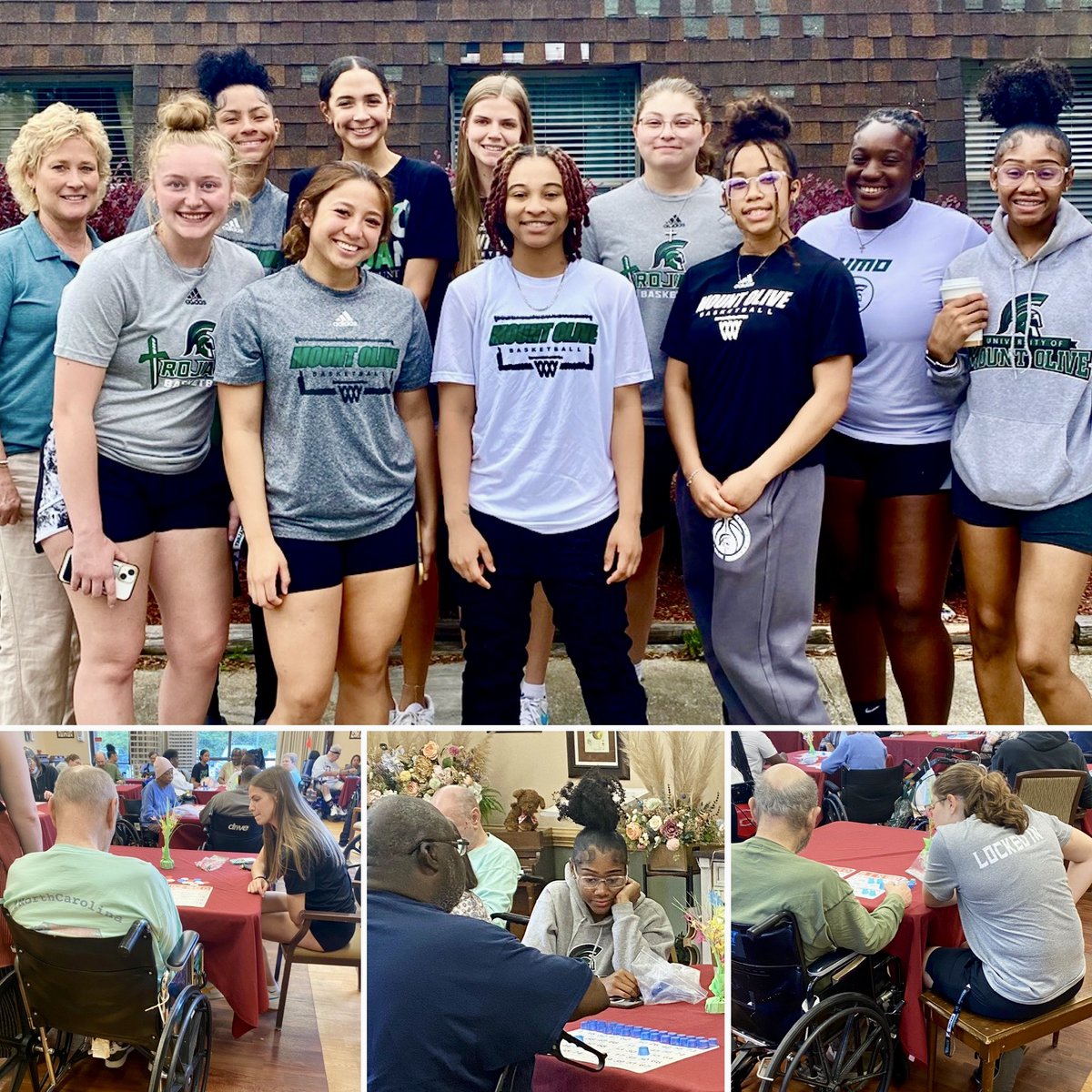 Fun afternoon visiting and playing Bingo with our friends down the road at the Mount Olive Center😁