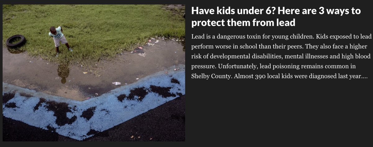 🆘 Memphis has a lead crisis, so let's raise the alarm on the long-term effects and impact on the city's future, its children. Learn more on our city lead crisis page with all articles, resources and testing information. 👇🏽
mlk50.com/memphis-lead-c…