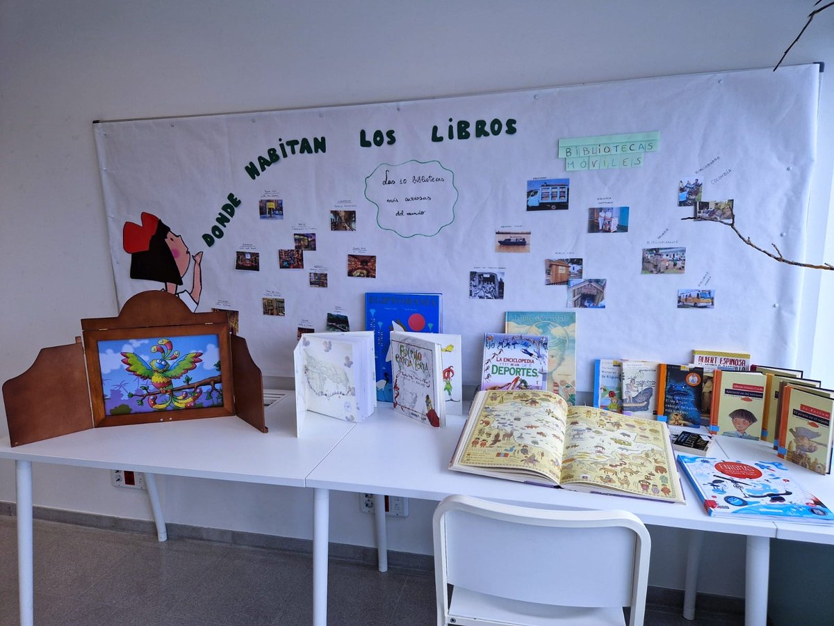 'DONDE HABITAN LOS LIBROS' A lo largo del mes de abril, desde las Aulas Hospitalarias, estamos viajando por el mundo en busca de las bibliotecas más curiosas. ¡Está siendo un viaje fascinante! ¿Te apuntas? @BibliotecaHUCA @astursalud @Educastur