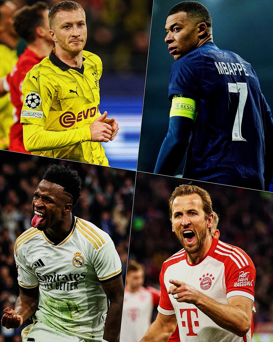 GoalJP_Official's tweet photo. 🏆 #UCL ベスト4が出揃う 🔥

🇪🇸 #レアル・マドリー
・
🇫🇷 #パリ・サンジェルマン
・
🇩🇪 #バイエルン
・
🇩🇪 #ドルトムント https://t.co/NcB5n9Cz3v