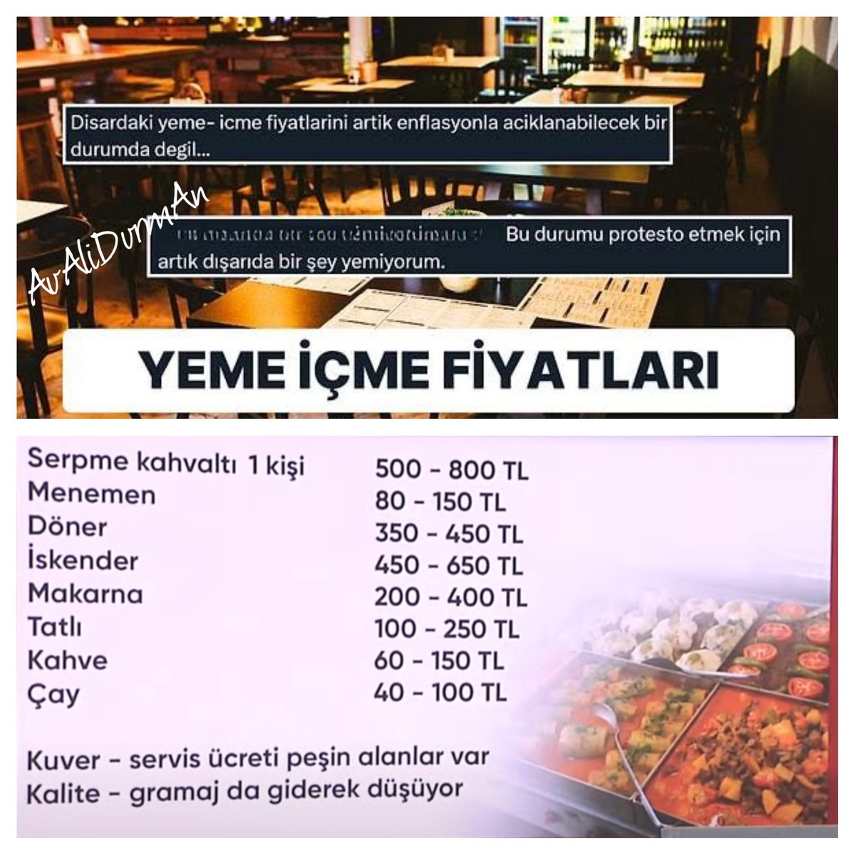 Bu günden başlayarak 7 gün boyunca ♨️Cafe ve Restaurantlara gitmiyoruz ♨️Marketlerden alışveriş yapmıyoruz ♨️Otoparklara araba koymuyoruz ♨️Hiç bir fırsatçıyla muhatap olmuyoruz #fahişyemeğeBOYKOT