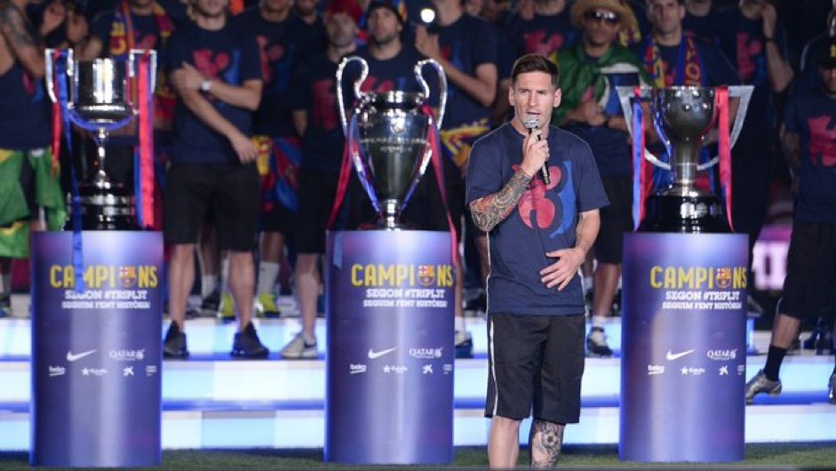 Prefiero morir de pie, que ganar con el autobús atrás.

Siempre feliz de haber escogido al club correcto. ❤️💙