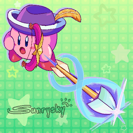 sunrysky's tweet photo. ➡️ Magic-Star Arrow ➡️
#Kirby https://t.co/07w9PEiW2f