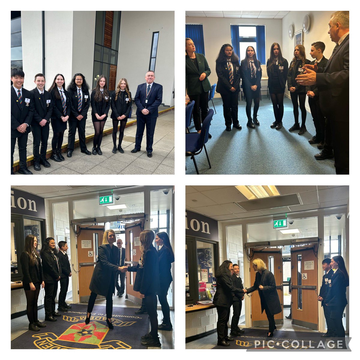 S3 stars showcasing their #Leadership skills and their #Commitment to #Excellence in improving our school #PupilVoice #Equity #SCQFGold Our guests were impressed with their #Knowledge #Engagement #Confidence #Passion @BearsdenAcademy @gfjc41 @76KKelly @BAachievement @lynda_cllr