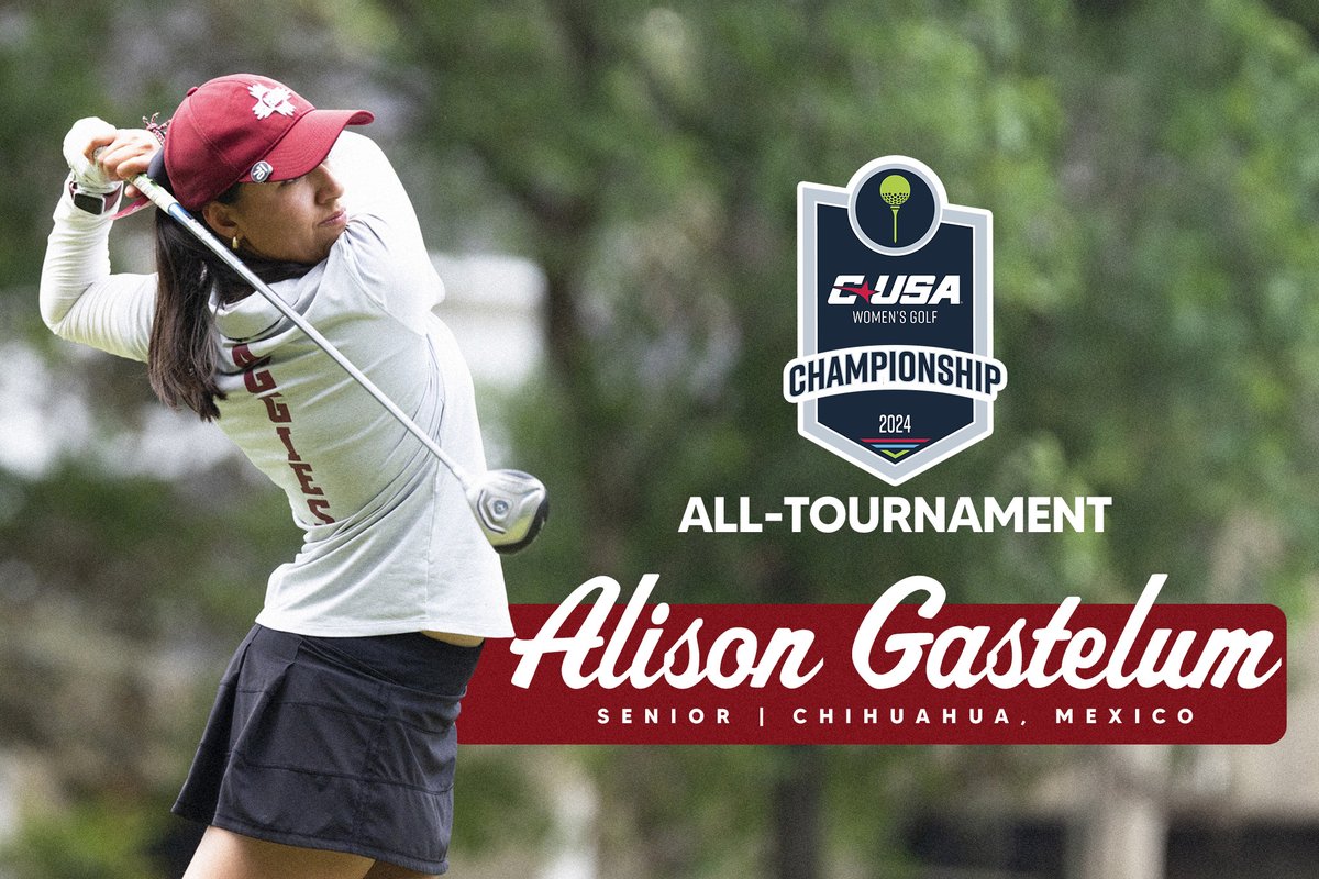 The best of the best 💪 Emma Bunch and Alison Gastelum have been named to the @ConferenceUSA All-Tournament Team 🙌 #AggieUp