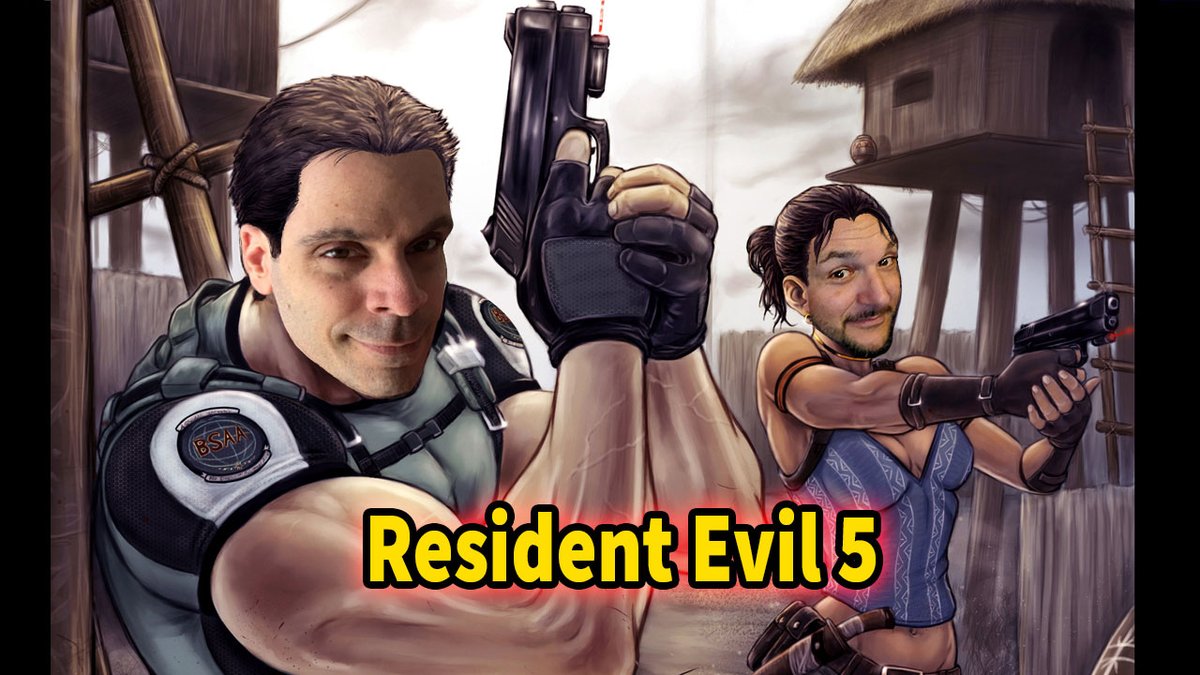 Resident Evil 5 Part 2! Game Night! Tonight at 8:10 pm est! With @ThePlaceToBeRe1 youtube.com/live/lB8U7dtmM… On X and Rumble! rumble.com/v4q28b5-reside… @InfinitaleComic @AngelousDraven @Adam_Shawhan @Adega_ @Horror_Reel