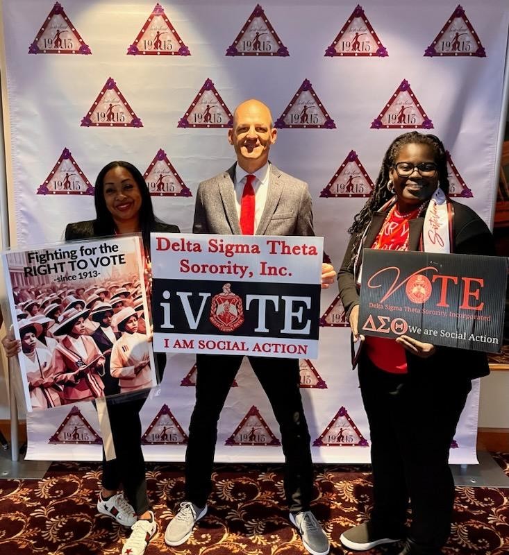 Thank you Delta Sigma Theta for inviting me to this year’s Delta Day legislative conference. Had a great conversation about our @CABlackCaucus reparations bills and how to support them.