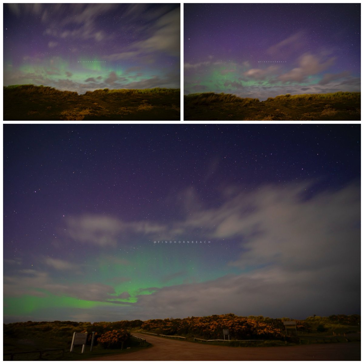 Findhorn Beach Northern Lights From The Early Hours of the 17/4/24

#moray #scotland #findhorn #findhornbeach #morayfirth #scottishhighlands #highlands #grampian #northernlights #auroraborealis #StormHour