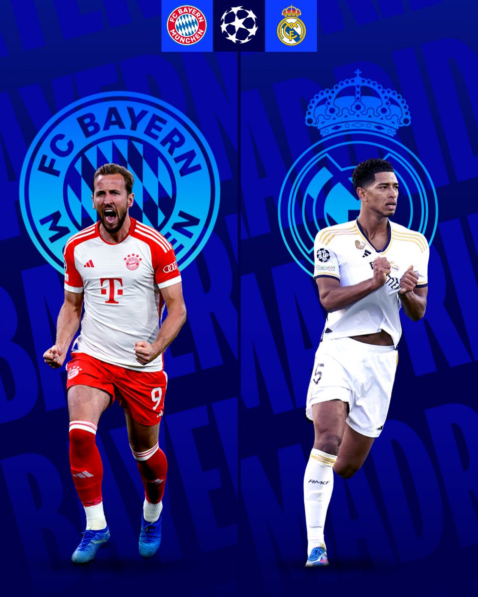 Bayern 🆚 Real Madrid Semi-final confirmed ✅ #UCL