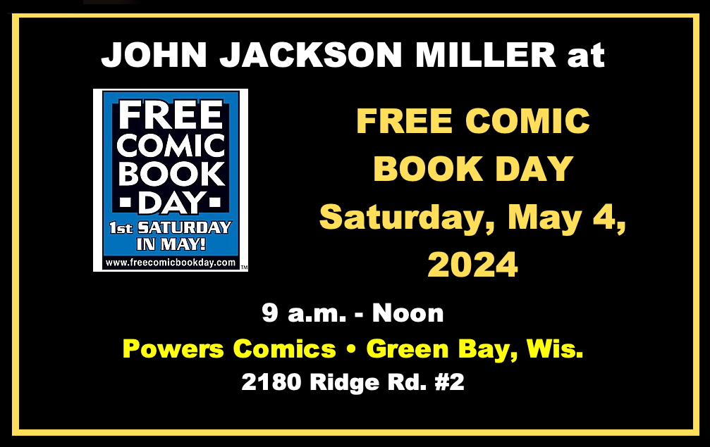 I have @C2E2 in Chicago next week (find me in the Writer's Block, Table 2) — but after that we get a conjunction of events: @FreeComicBook Day and #MayThe4th fall on the same day this year! I'll be at @PowersComics in Green Bay starting when doors open at 9!