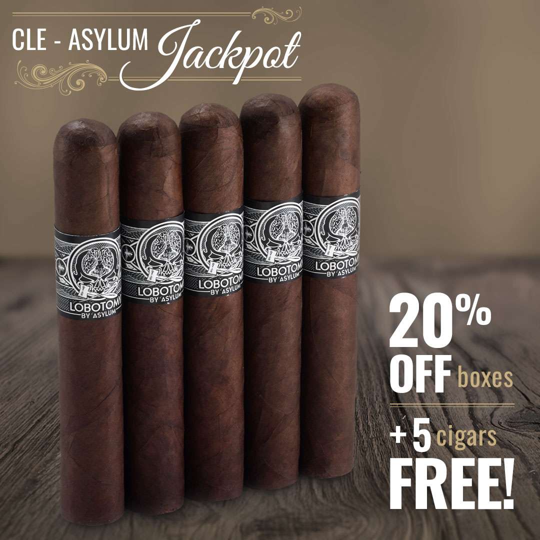 Whether you like larger ring gauges like the 8x80 Ogre or you prefer a slender cigar like the 6x44 Insidious Corona, Asylum cigars has a cigar for you. Save 20% and get a FREE 5-pack by clicking here - ow.ly/BTSB50RizmX. #cigar #cigars