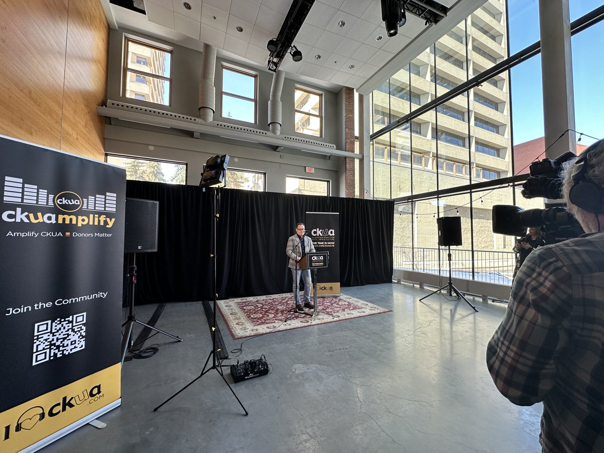 Alberta_Music's tweet photo. CKUA is the first public broadcaster not only in Alberta, but in Canada and is a vital part of Alberta’s music community, culture and heritage. Head over to https://t.co/yqBlCbRWpD to support! https://t.co/HjRbPerRvg
