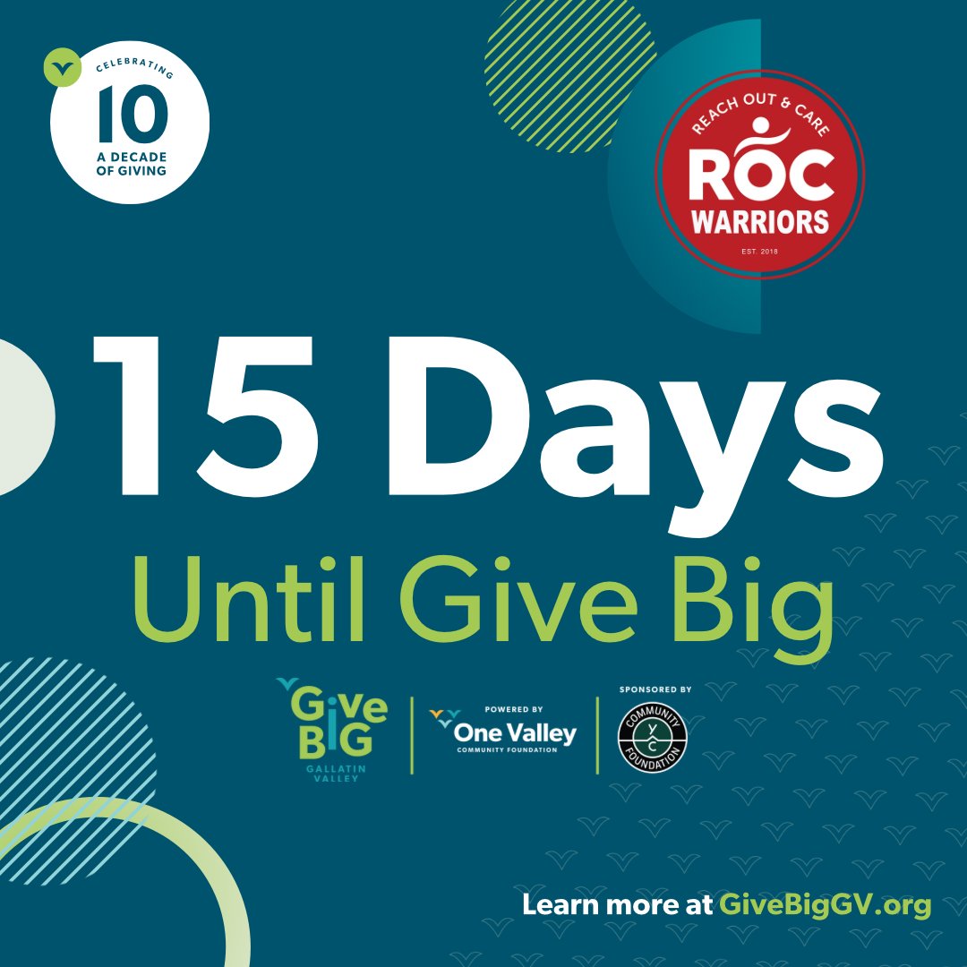 16 days to one of the biggest events of the year! See you there!

#charity #nonprofit #givebig #grateful

rocwheels.org/give-now/