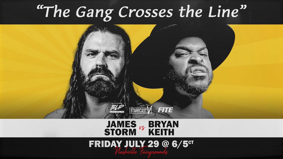 **FREE MATCH ALERT** Over on our YouTube channel, we present James Storm vs Bryan Keith from our 2022 event in Nashville at 7 pm tonight! youtu.be/vawKL_NUrjU?fe… Full BLP events can be found on TrillerTV