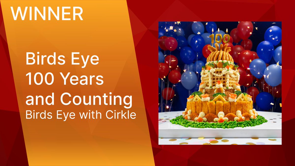 #SABREAwardsEMEA Winner: COMPANY OF THE YEAR - Birds Eye 100 Years and Counting - Birds Eye with  <a href="/cirklepr/">Cirkle</a>