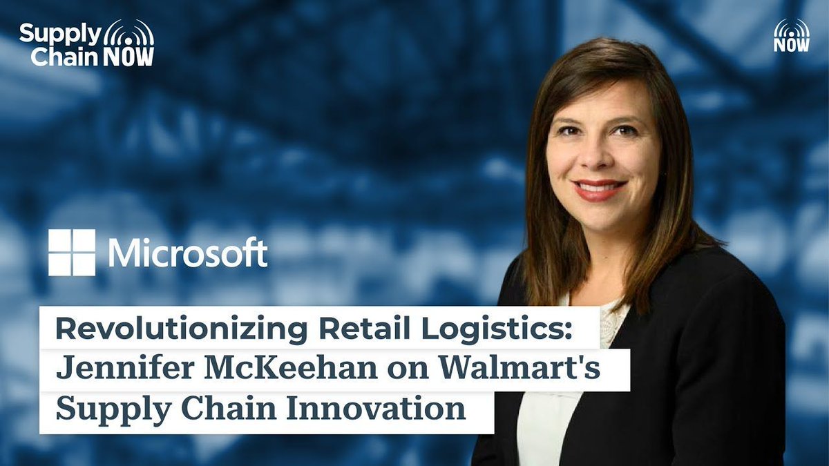 'Revolutionizing Retail Logistics: Jennifer McKeehan on Walmart's Supply Chain Innovation' - - #supplychain #tech #news buff.ly/4cIKSAN