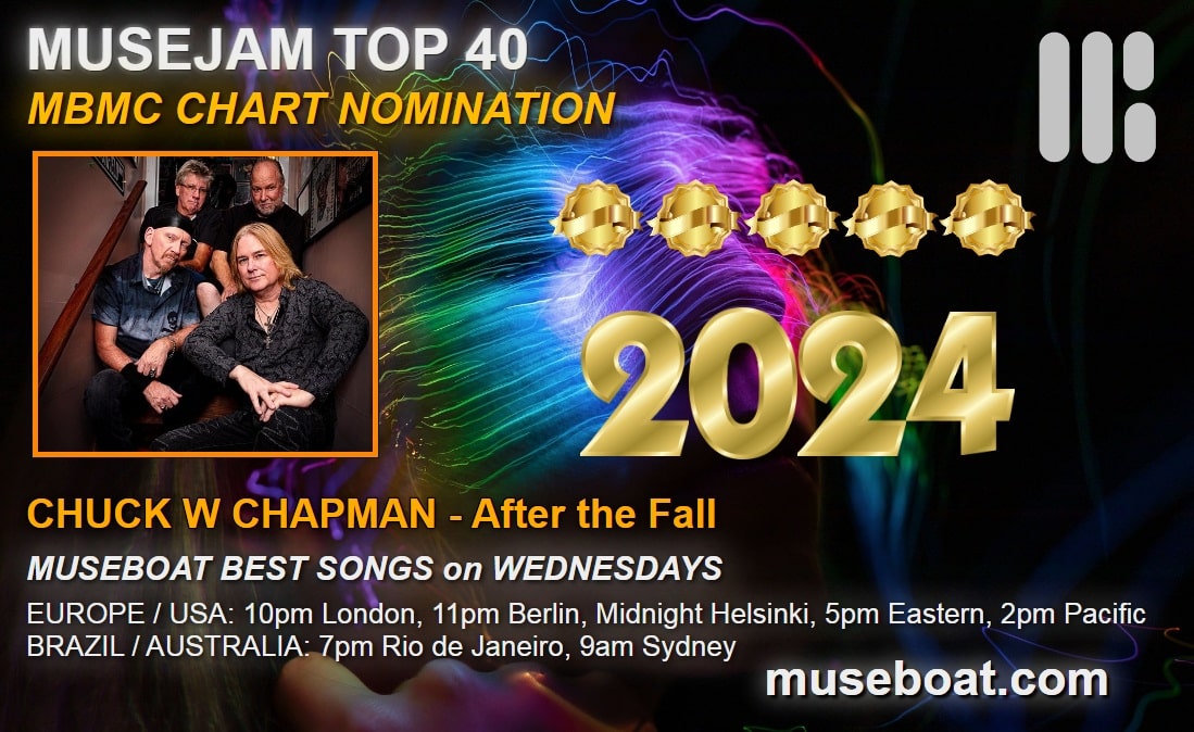 #RT Museboat Live MBMC Top 25 Chart at museboat.com : # 14 CHUCK W CHAPMAN - After the Fall @ChuckWChapman VOTE for this song again at museboat.com/top-25-nominat… 😉 @ArtistRTweeters