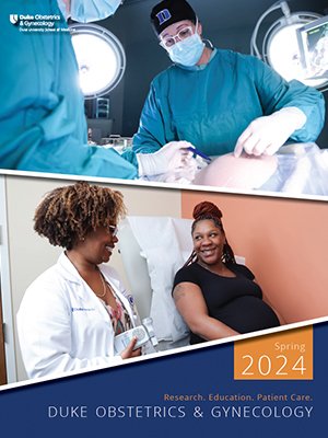 As #BMHW24 comes to a close, we're inspired to continue making an impact — and to keep the campaign at the forefront. We're proud to present our 2024 magazine, highlighting our commitment to improving outcomes through research, education & patient care. 🔗duke.is/DukeObGynMag20…