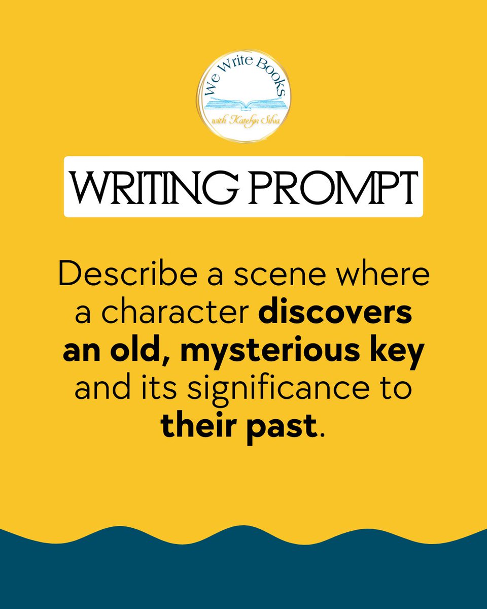 wewritebooks's tweet photo. Calling all writers! Join our Writing Prompt Challenge! 🚀✍️ 

Share using #WritersChallenge and let your imagination soar! 

#WritingPrompt #CreativityFlow #WritersChallenge https://t.co/o9bgecWIgO