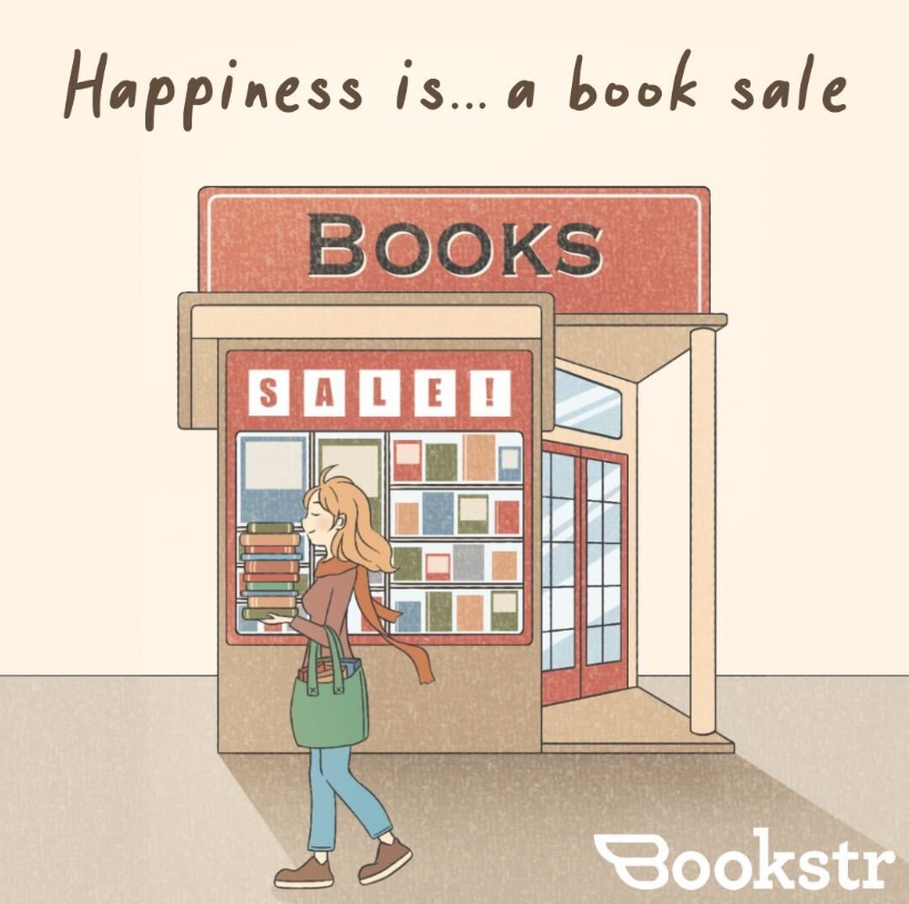 Nothing better than a really good book sale! 📚 ✨ 

[🎨 Original art by Cindy Ko]

#books #reading #bookishart #bookishthings #booksale #bookstr