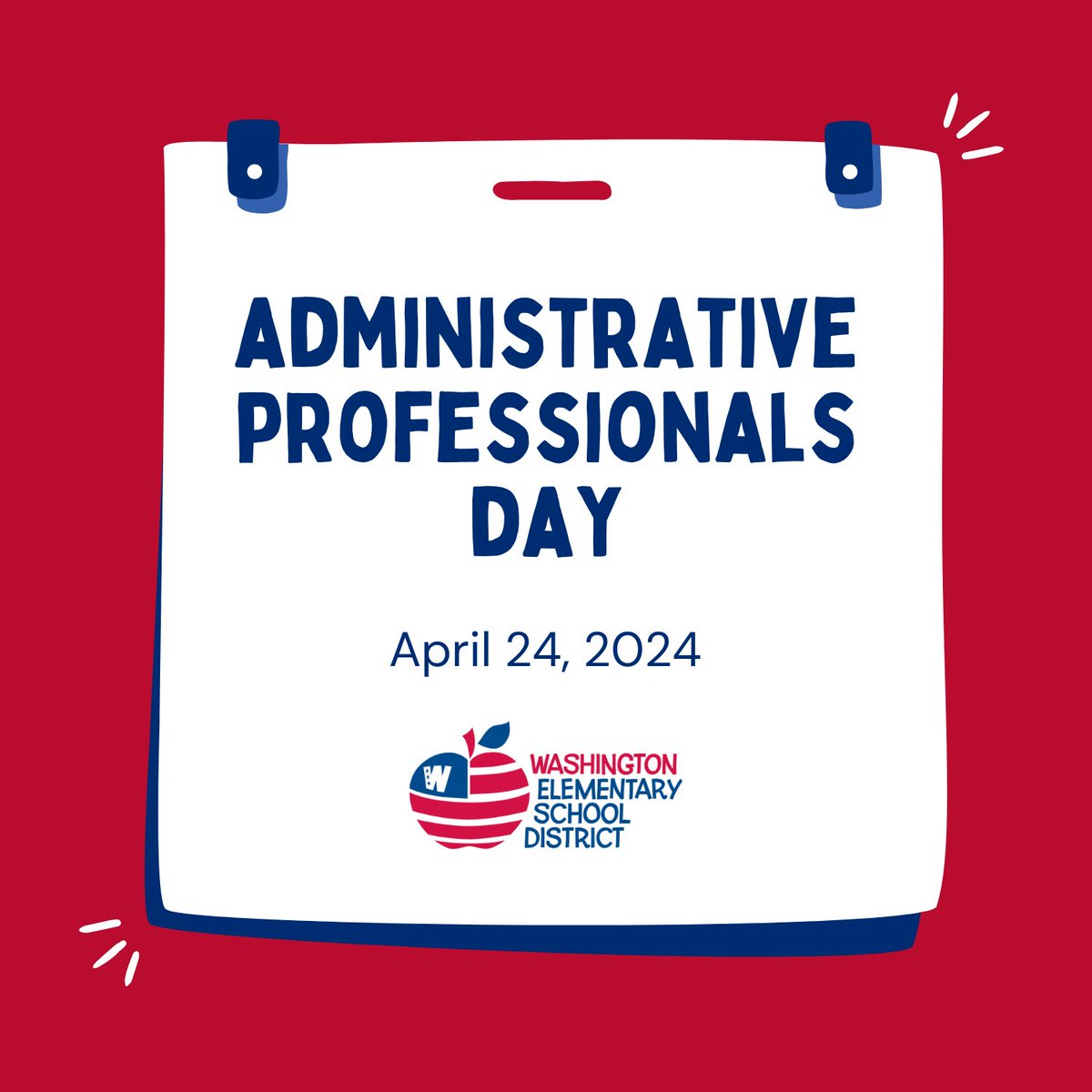 Today is Administrative Professionals Day! Thank you to all of our incredible administrative professionals who keep our offices running smoothly and efficiently! Your hard work does not go unnoticed and we appreciate all that you do! #WESDFamily