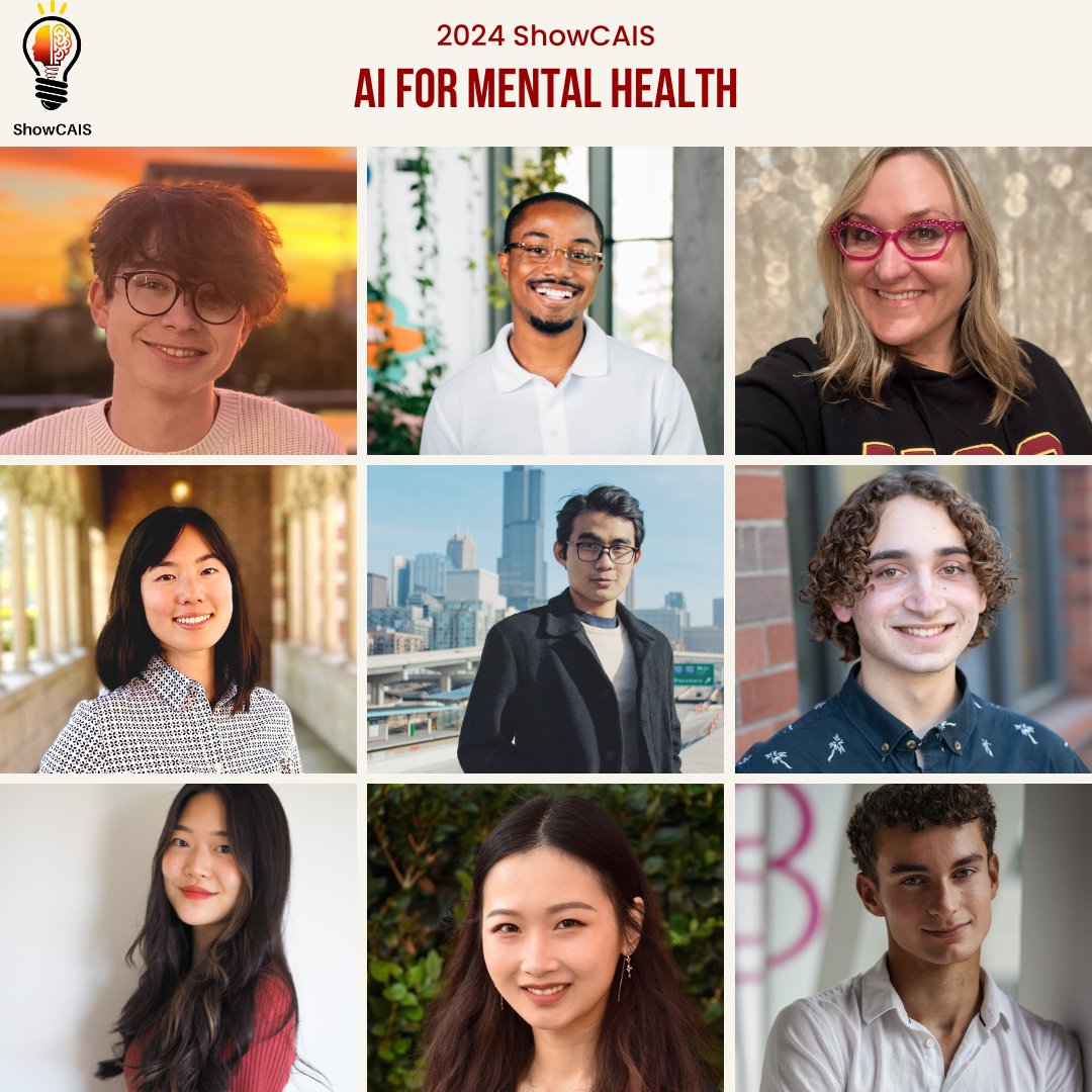 Don't miss the poster presentations at ShowCAIS! Learn more about using AI for mental health. See you on April 19th! More info: sites.google.com/usc.edu/showca… @USCViterbi @uscsocialwork