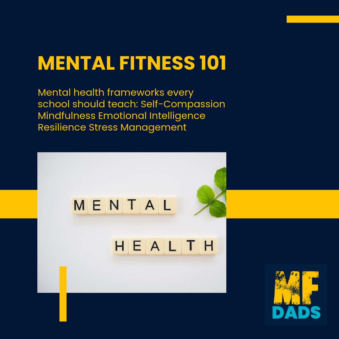 Any others you would add? 🧠💪 Let's make mental fitness a priority for our kids' future! Share your thoughts or tag a dad who needs to see this. 🗣️👨‍👧‍👦 Follow us for more support and tips. #MentalFitness #ParentingWellbeing #HealthyMinds BE in #MFDads with us #fatherhood #dadlife