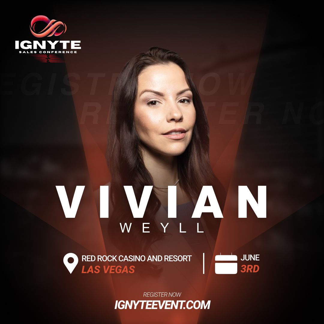 Vivian Weyll is training at our IGNYTE Event on June 3rd! She has built a huge following on social media and leverages that to create business for herself and her agents. Register for this life-changing Sales Conference at IGNYTEevent.com #sales #training #winwithffl