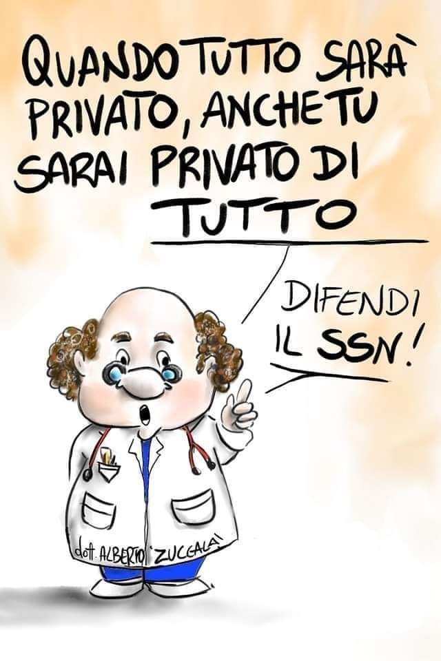 Difendi il Servizio Sanitario Nazionale, è un diritto - dovere costituzionale.