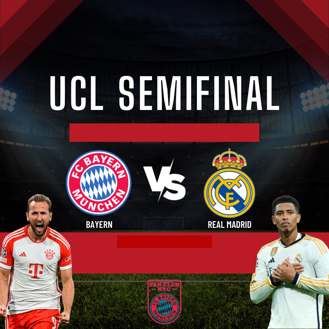 FCB_NYC's tweet photo. We’ll face Real Madrid in the Champions League semifinal! #FCBRMCF #UCL #ChampionLeague https://t.co/82PFiGK5z3