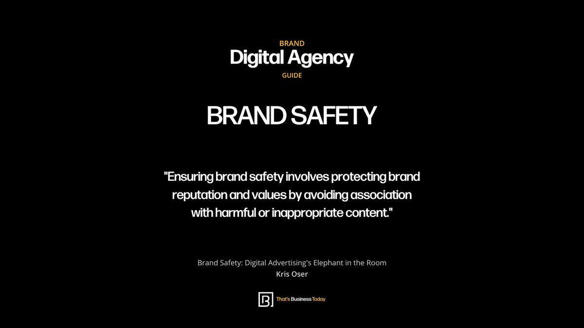 Prioritising brand safety safeguards brand reputation and values, ensuring alignment with appropriate content and preserving consumer trust. #BrandingConcept #BrandSafety #DigitalBrand #DigitalMarketing