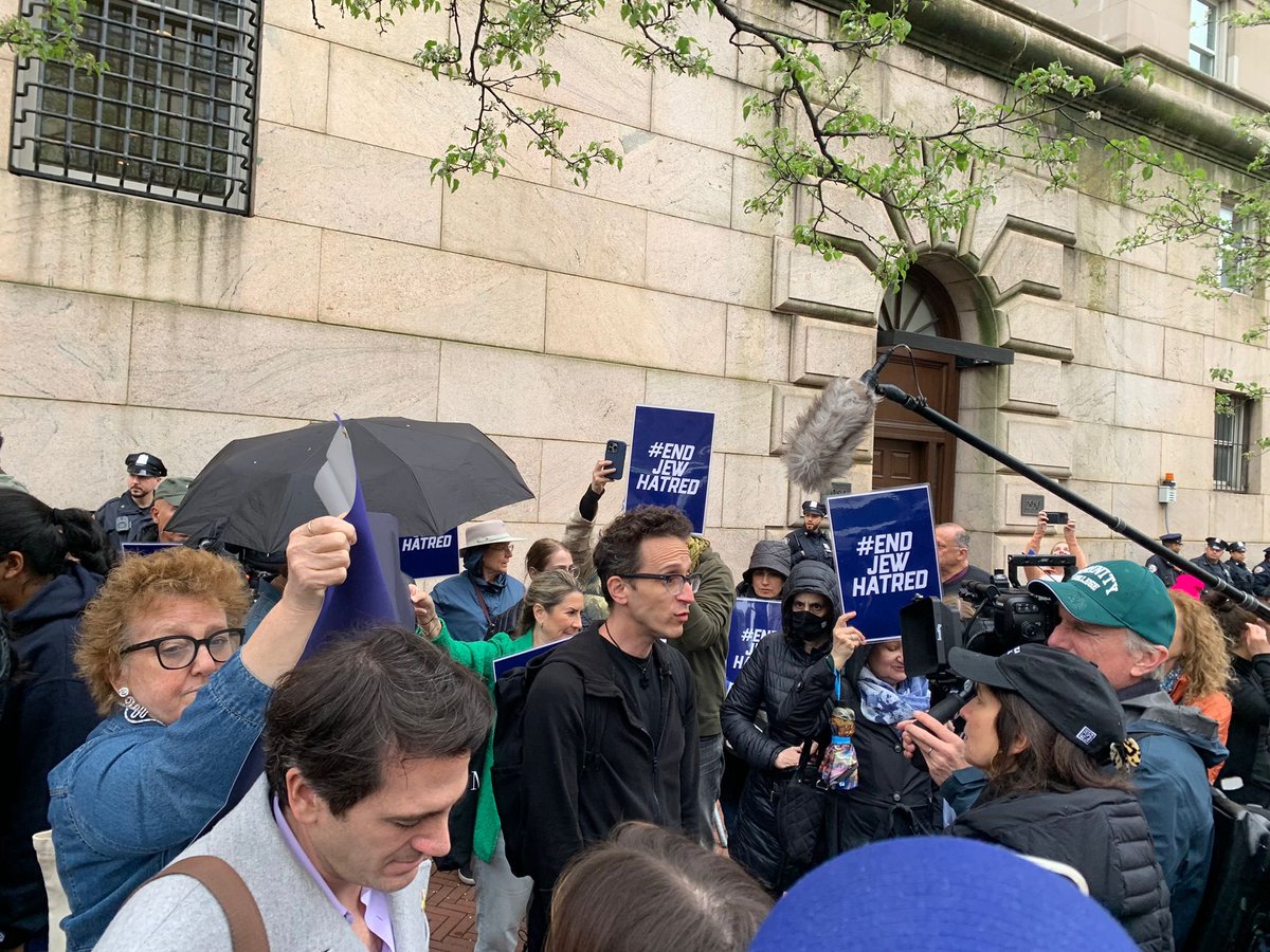 🚨 Happening now: @ShaiDavidai, @Columbia professor identified at House Committee hearing today as the professor being subjected to a retaliatory investigation by the school simply for asserting the civil rights of Jewish students, speaking at an #EndJewHatred rally outside
